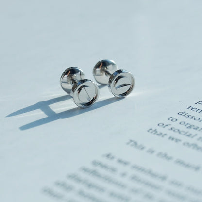 [Royal&Vicky]LOVE EARRINGS SILVER 10MM