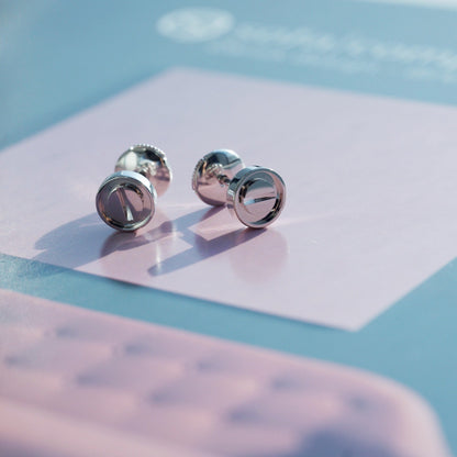 [Royal&Vicky]LOVE EARRINGS SILVER 10MM
