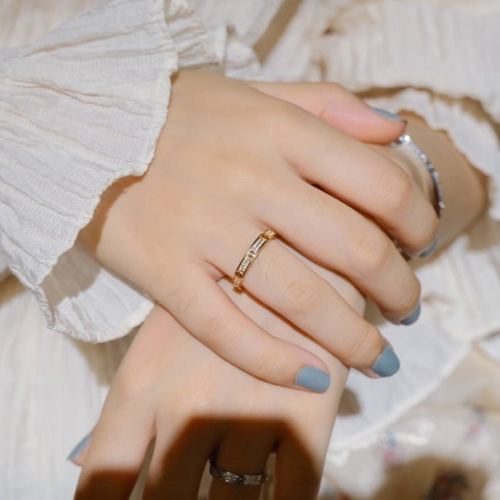 [Royal&Vicky]LOVE RING 2.65MM DIAMOND