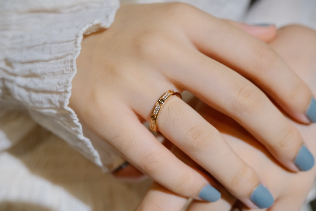 [Royal&Vicky]LOVE RING 2.65MM DIAMOND