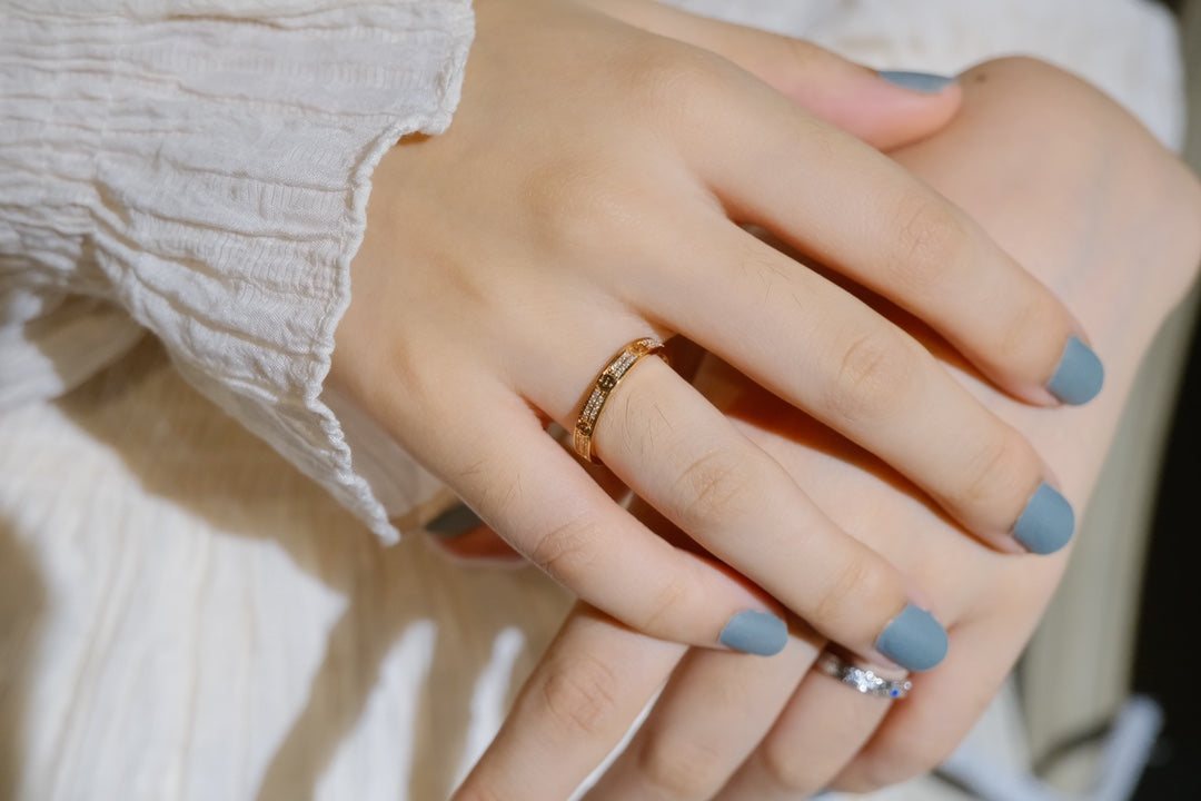 [Royal&Vicky]LOVE RING 2.65MM DIAMOND