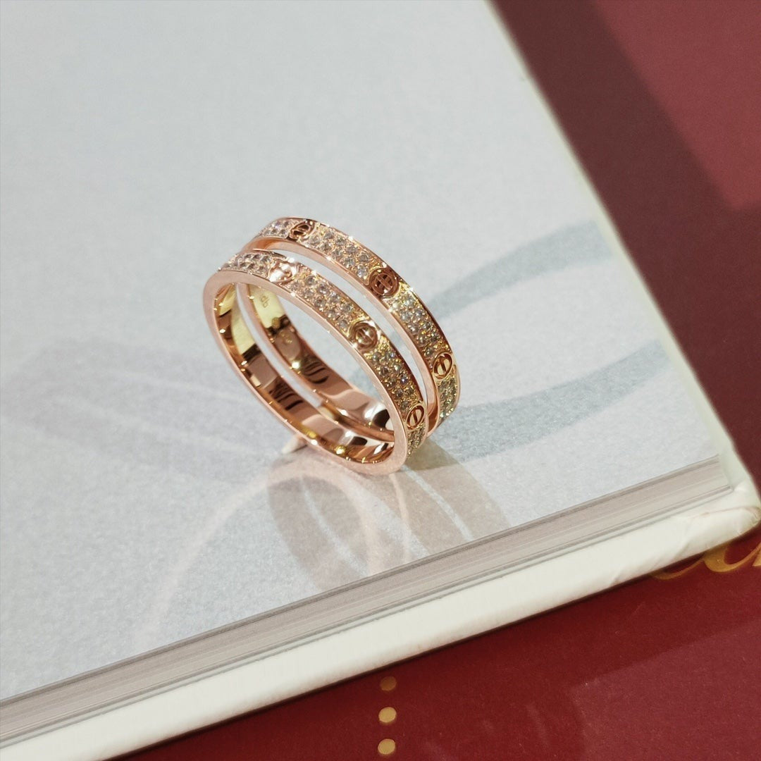 [Royal&Vicky]LOVE RING 2.65MM DIAMOND