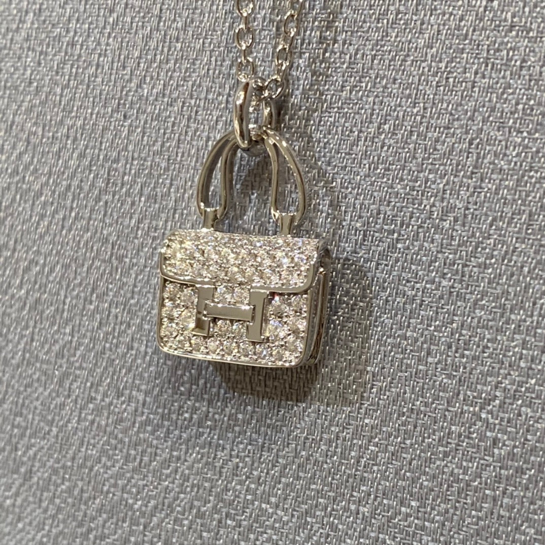 [Royal&Vicky]CONSTANCE PEDANT DIAMOND NECKLACE