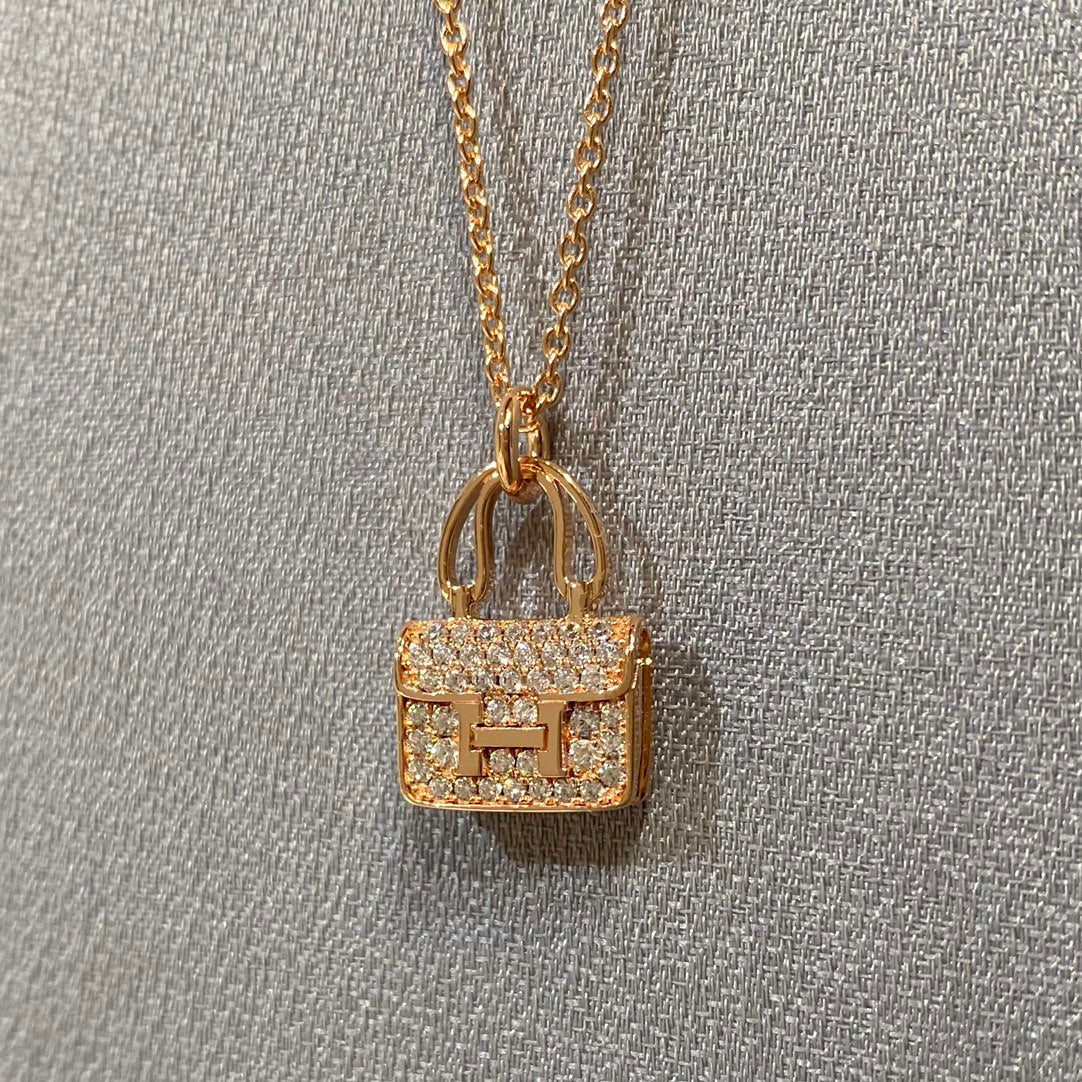 [Royal&Vicky]CONSTANCE PEDANT DIAMOND NECKLACE