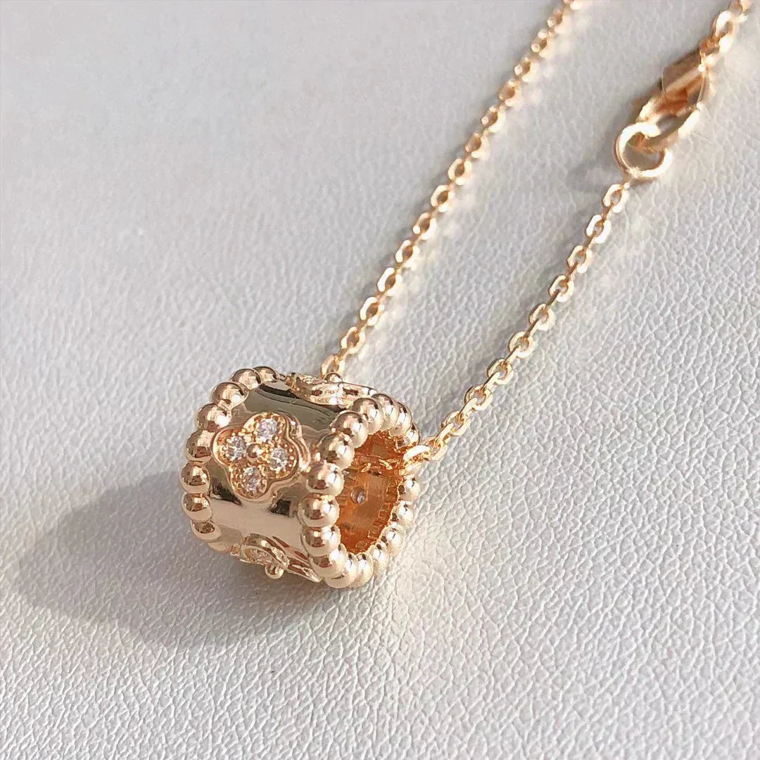 [Royal&Vicky]PERLEE PEDANT NECKLACE GOLD / ROSE GOLD