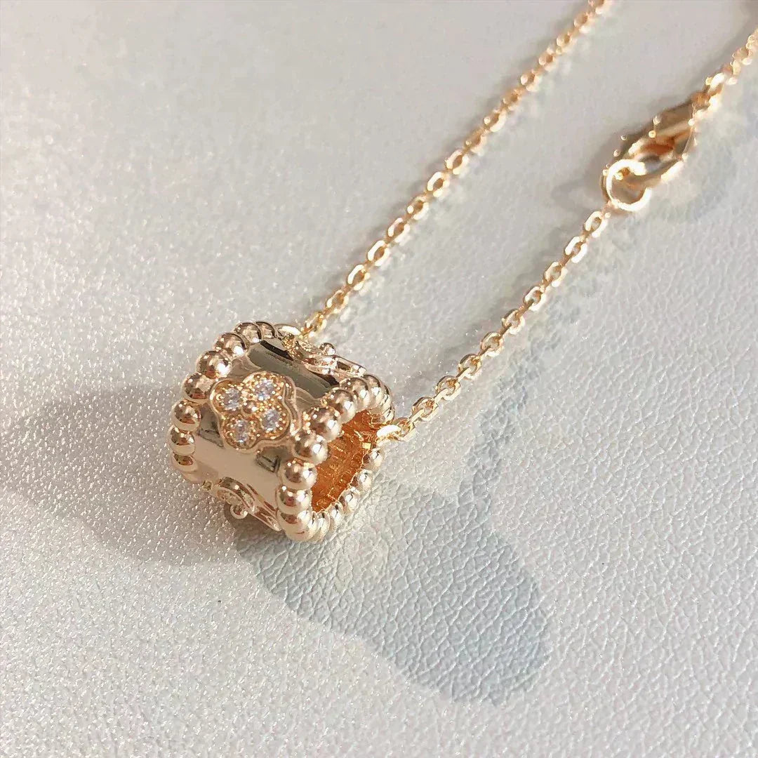 [Royal&Vicky]PERLEE PEDANT NECKLACE GOLD / ROSE GOLD