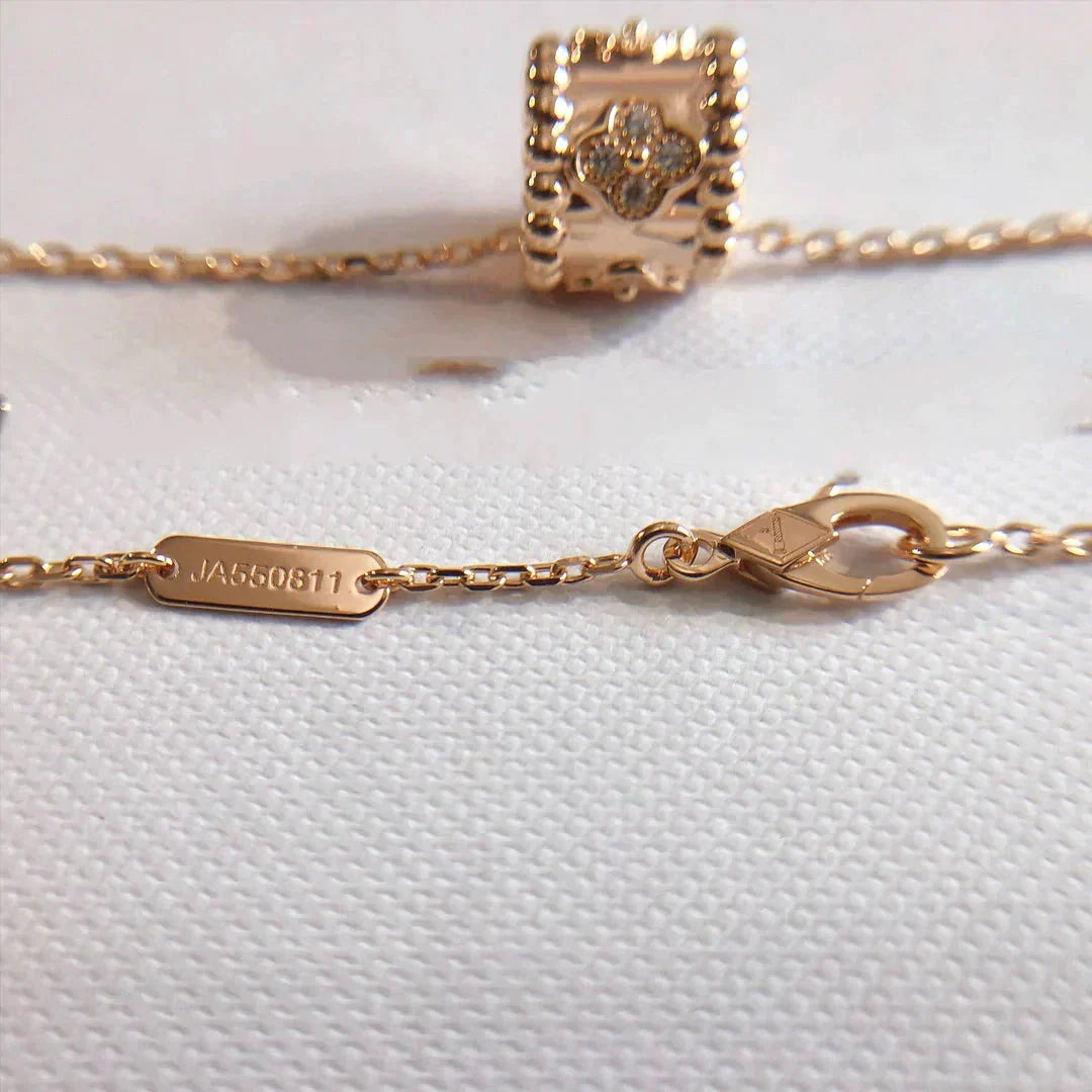 [Royal&Vicky]PERLEE PEDANT NECKLACE GOLD / ROSE GOLD