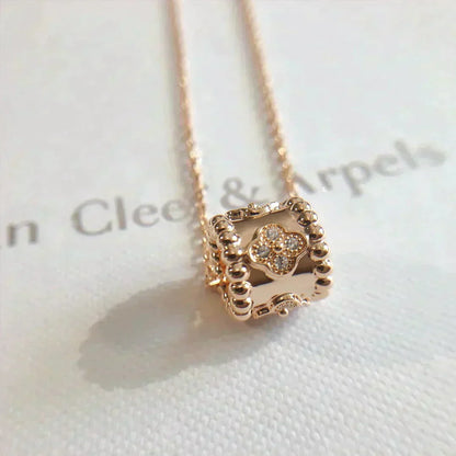 [Royal&Vicky]PERLEE PEDANT NECKLACE GOLD / ROSE GOLD