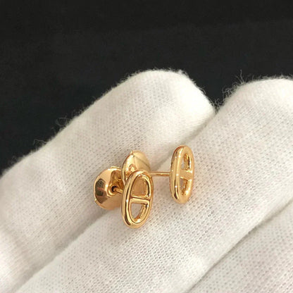 [Royal&Vicky]CHAINE SMALL EARRINGS GOLD AND SILVER