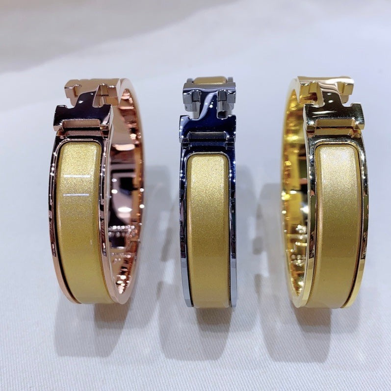 [Royal&Vicky]H CHAMPAGNE BRACELET