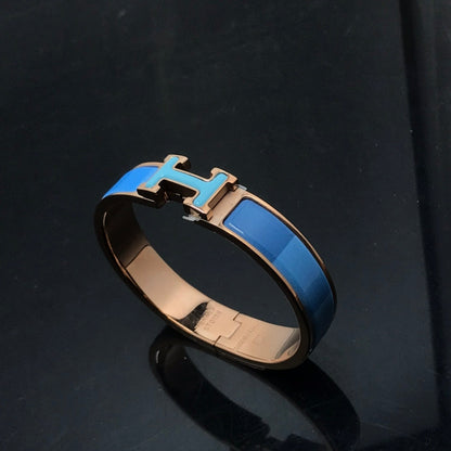 [Royal&Vicky]H BRACELET BLUE RAINBOW CERAMIC