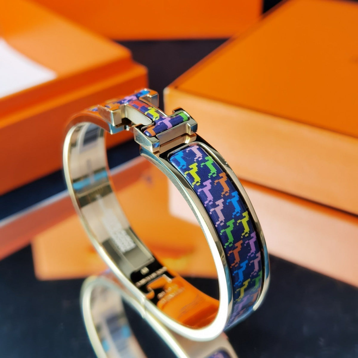 [Royal&Vicky]H HORSE BRACELET 12MM
