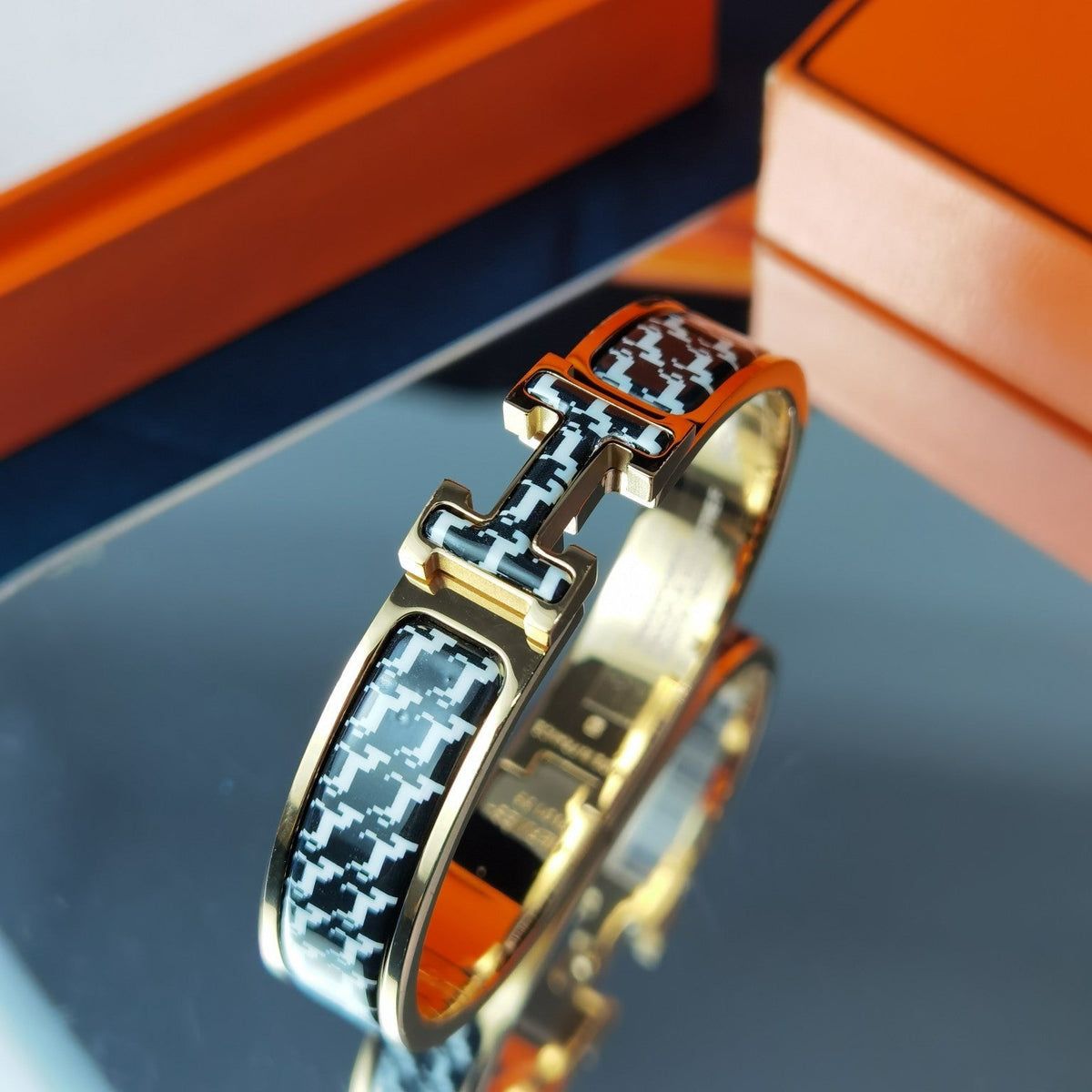 [Royal&Vicky]H HORSE BRACELET 12MM