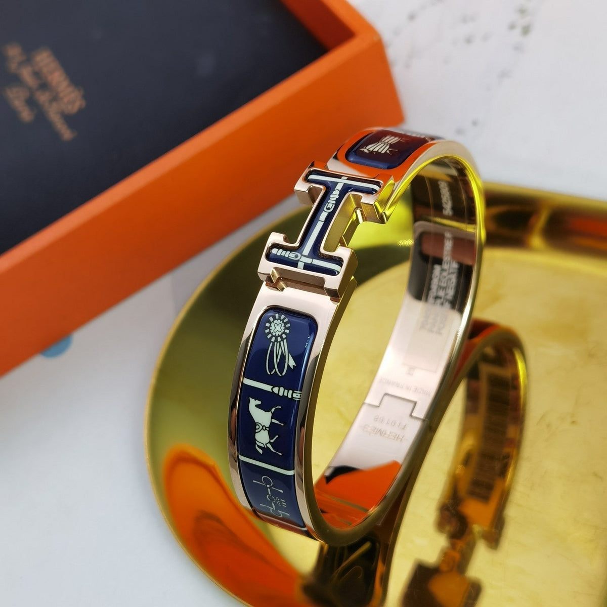 [Royal&Vicky]H COUVERTURES DARK BLUE BRACELET