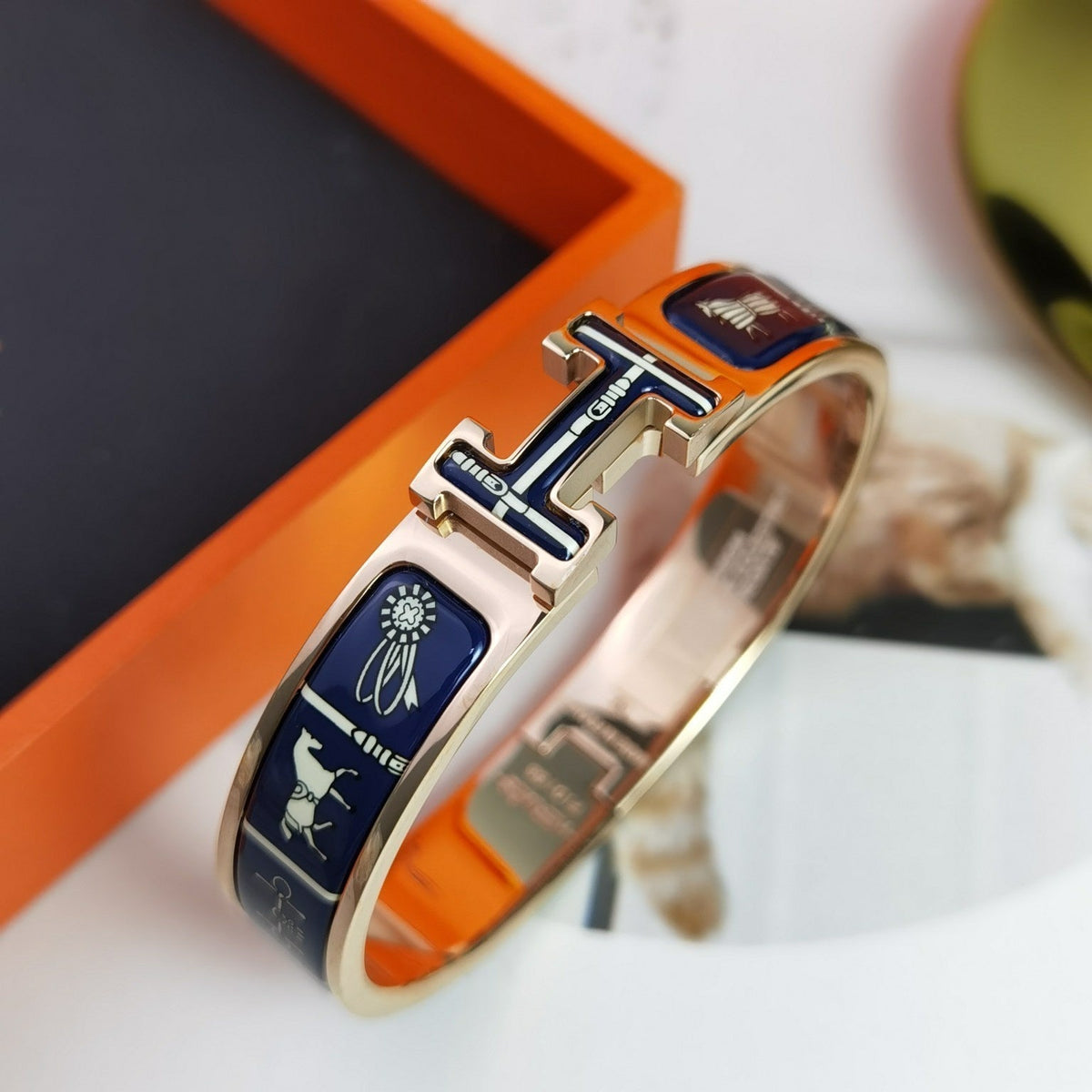 [Royal&Vicky]H COUVERTURES DARK BLUE BRACELET
