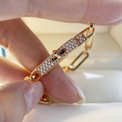 [Royal&Vicky]CHAINE BRACELET SMALL MODEL DIAMOND