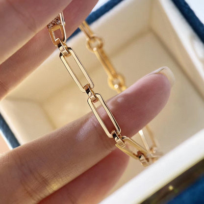 [Royal&Vicky]CHAINE BRACELET SMALL MODEL DIAMOND