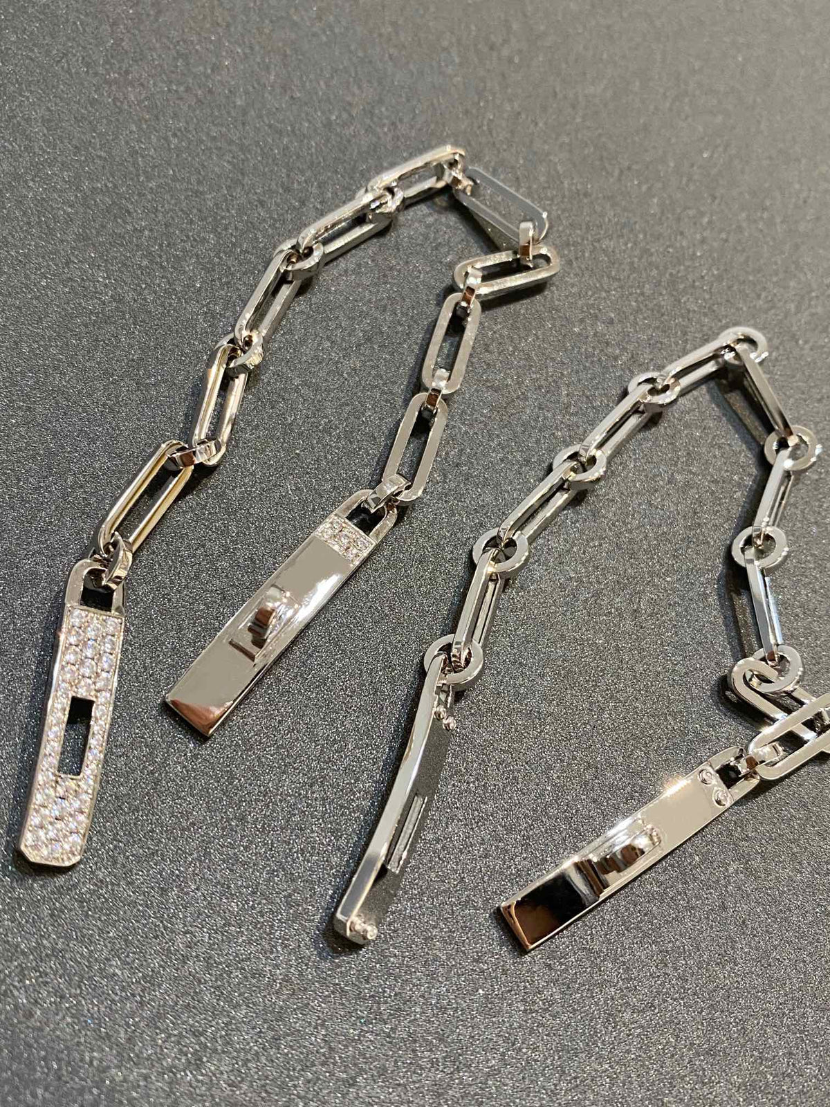 [Royal&Vicky]CHAINE BRACELET SMALL MODEL DIAMOND