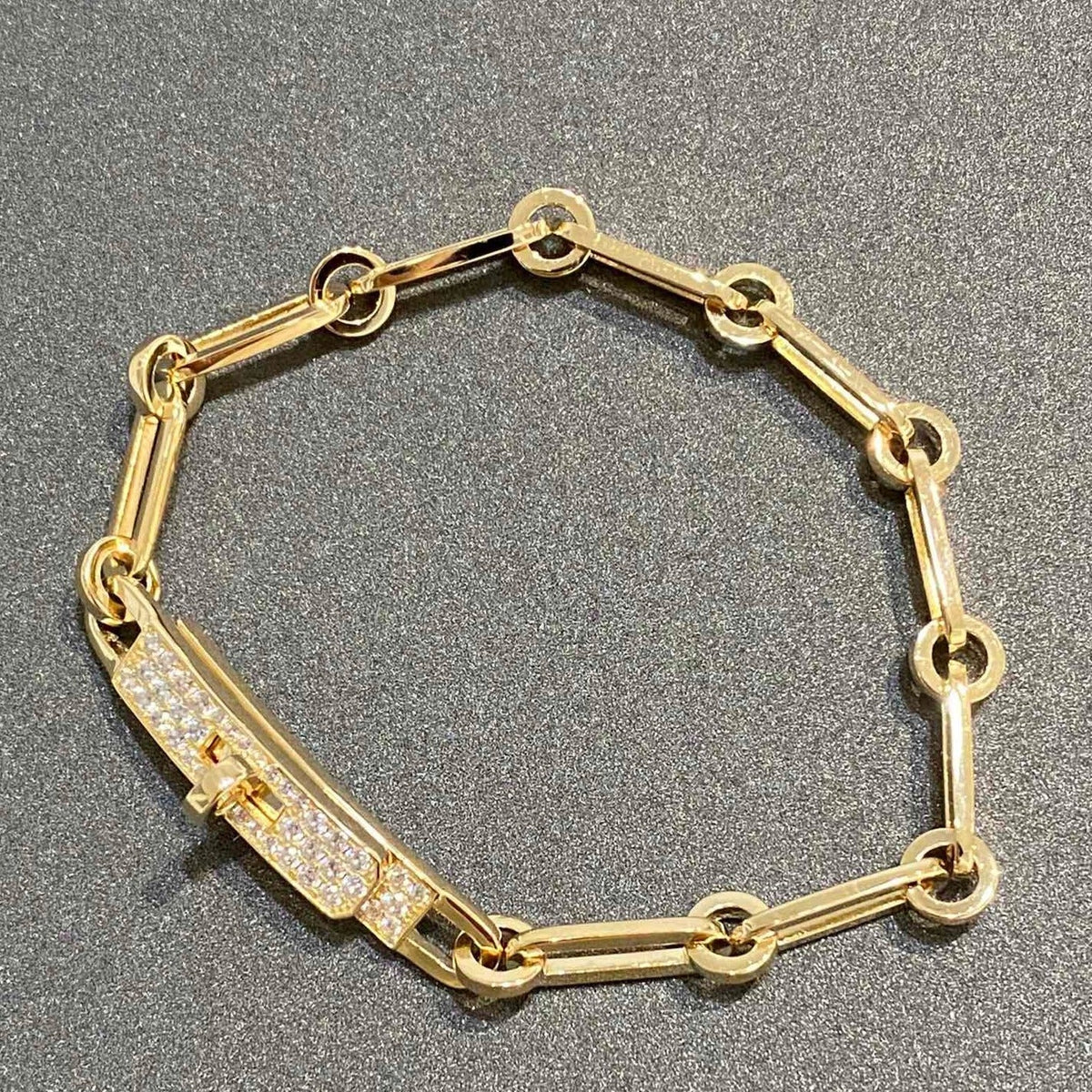 [Royal&Vicky]CHAINE BRACELET SMALL MODEL DIAMOND