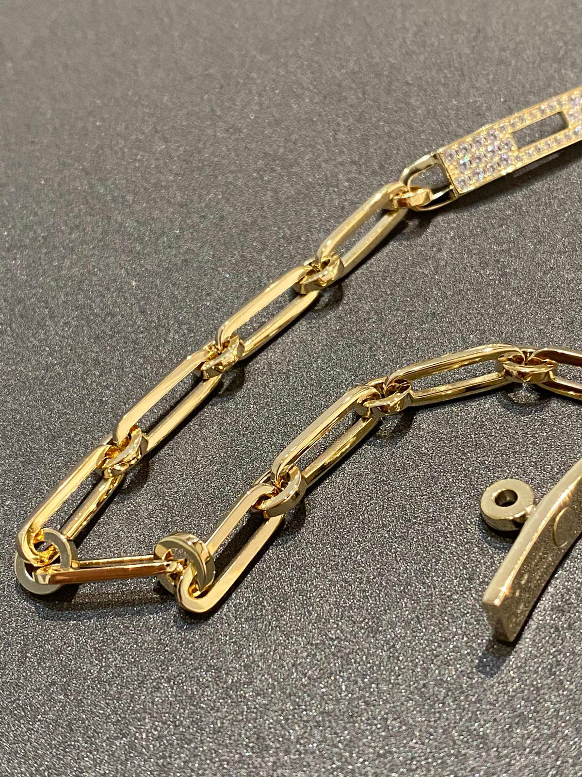 [Royal&Vicky]CHAINE BRACELET SMALL MODEL DIAMOND