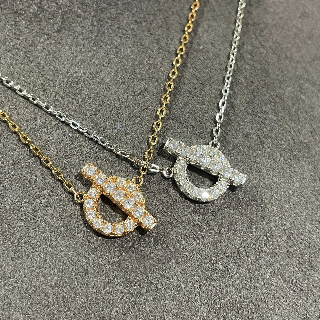 [Royal&Vicky]ECHAPEE NECKLACE DIAMOND