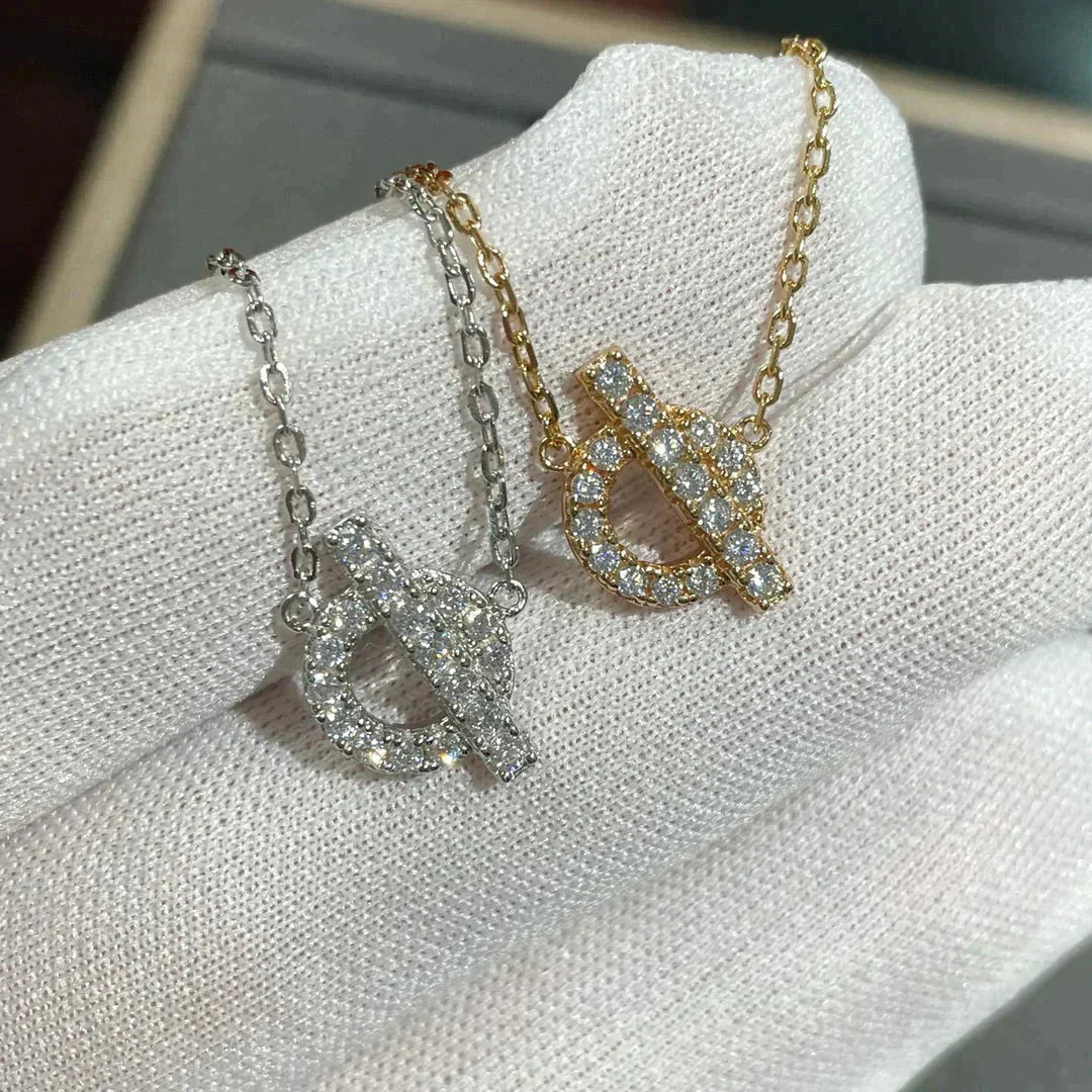 [Royal&Vicky]ECHAPEE NECKLACE DIAMOND