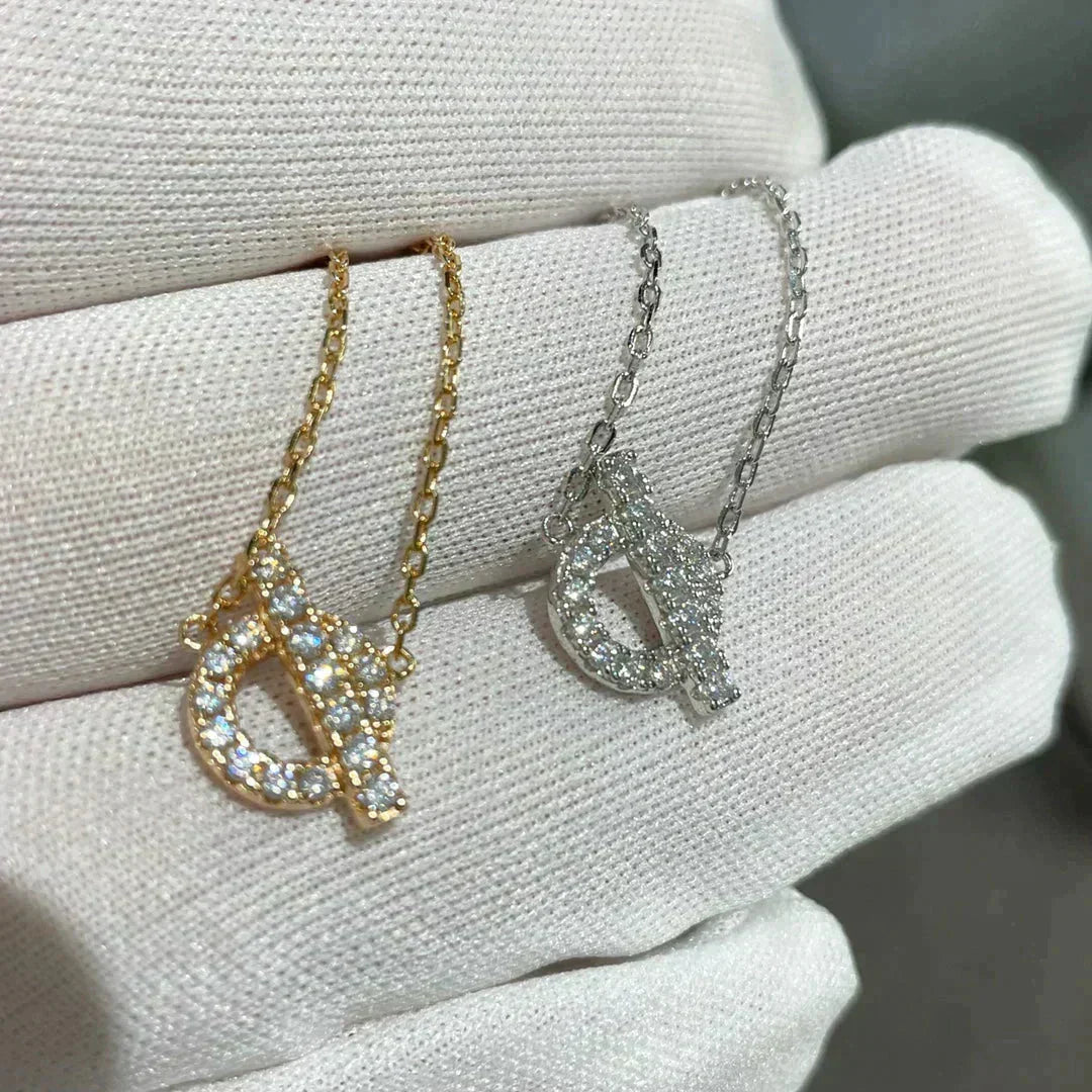 [Royal&Vicky]ECHAPEE NECKLACE DIAMOND