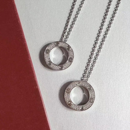 [Royal&Vicky]LOVE NECKLACE ADJUSTABLE SILVER