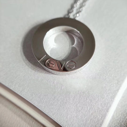 [Royal&Vicky]LOVE NECKLACE ADJUSTABLE SILVER