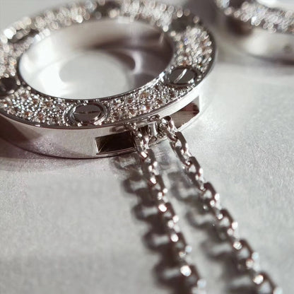 [Royal&Vicky]LOVE NECKLACE ADJUSTABLE SILVER