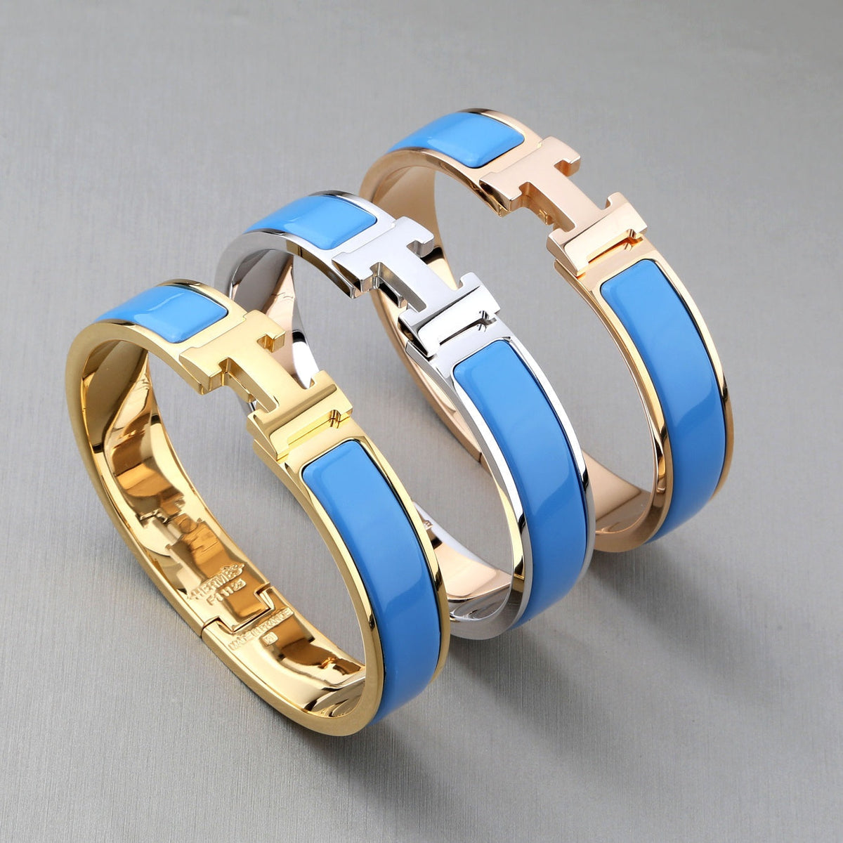 [Royal&Vicky]H BRACELET TURQUOISE 12MM