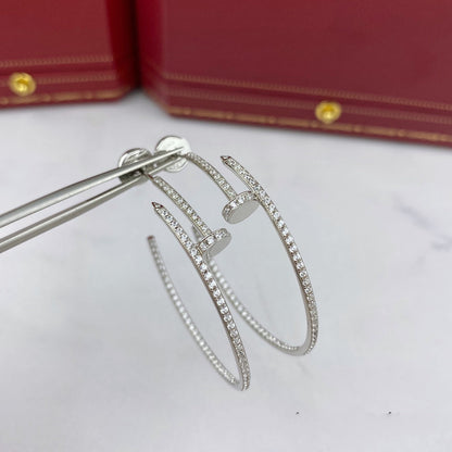 [Royal&Vicky]JUSTE EARRINGS FULL DIAMONDS 1.8MM