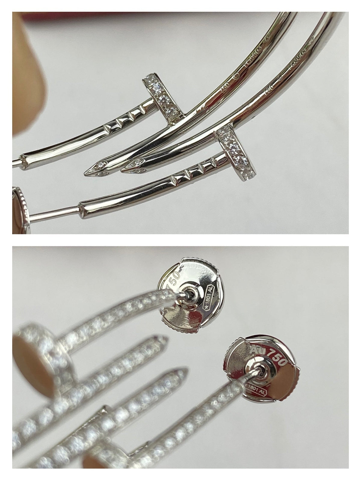 [Royal&Vicky]JUSTE EARRINGS FULL DIAMONDS 1.8MM