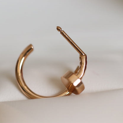 [Royal&Vicky]JUSTE EARRINGS PINK GOLD