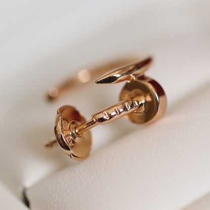 [Royal&Vicky]JUSTE EARRINGS PINK GOLD