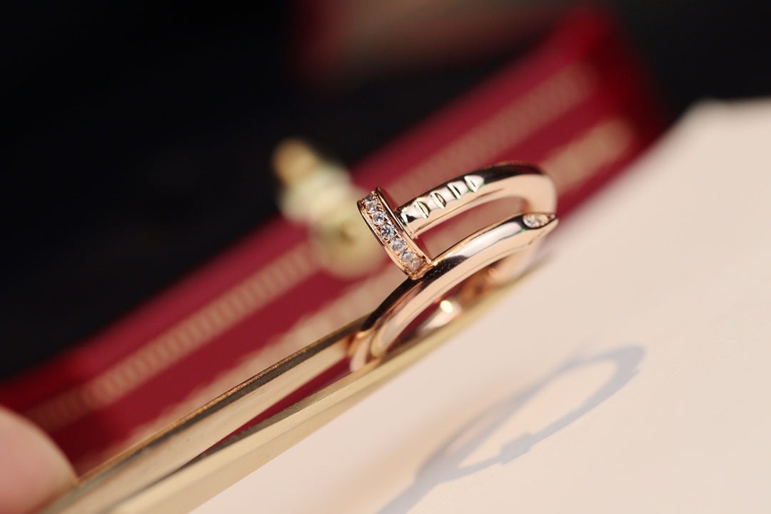 [Royal&Vicky]JUSTE RING 2.65MM PINK GOLD DIAMOND