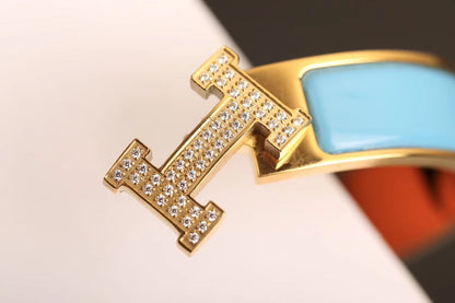 [Royal&Vicky]H CLOUD BLUE BRACELET GOLD DIAMOND