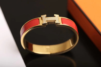 [Royal&Vicky]H BRACELET GOLD DIAMOND