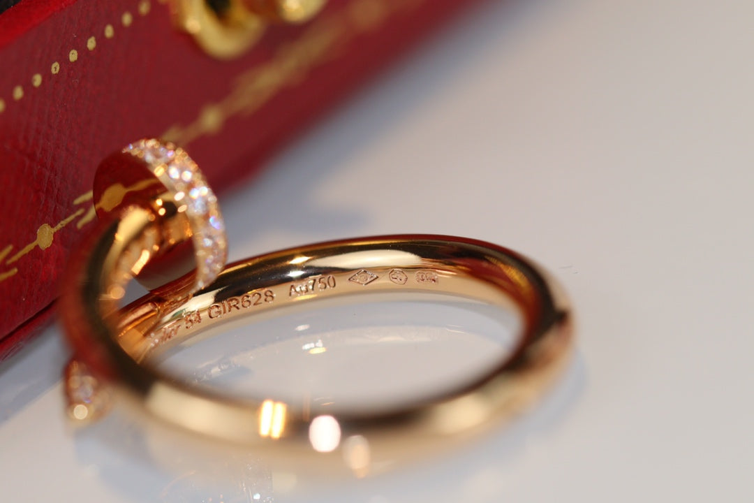 [Royal&Vicky]JUSTE RING 2.65MM GOLD DIAMOND