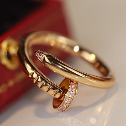 [Royal&Vicky]JUSTE RING 2.65MM GOLD DIAMOND