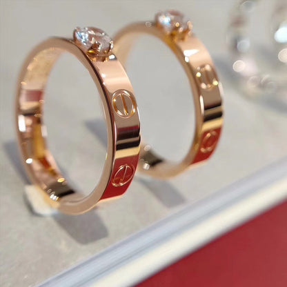 [Royal&Vicky]LOVE RING 3.6MM 1 BIG DIAMOND