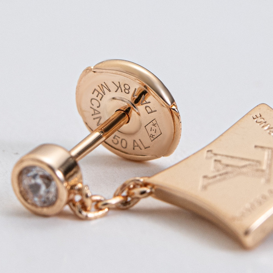 [Royal&Vicky]STAR DIAMONDS EARRINGS GOLD