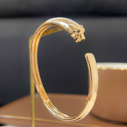 [Royal&Vicky]PANTHERE GOLD OPEN BRACELET