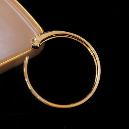 [Royal&Vicky]PANTHERE GOLD OPEN BRACELET