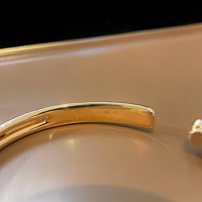 [Royal&Vicky]PANTHERE GOLD OPEN BRACELET