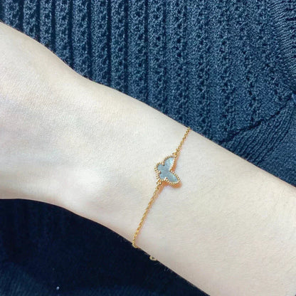 [Royal&Vicky]BUTTERFLY DARK MOP BUTTERFLY BRACELET