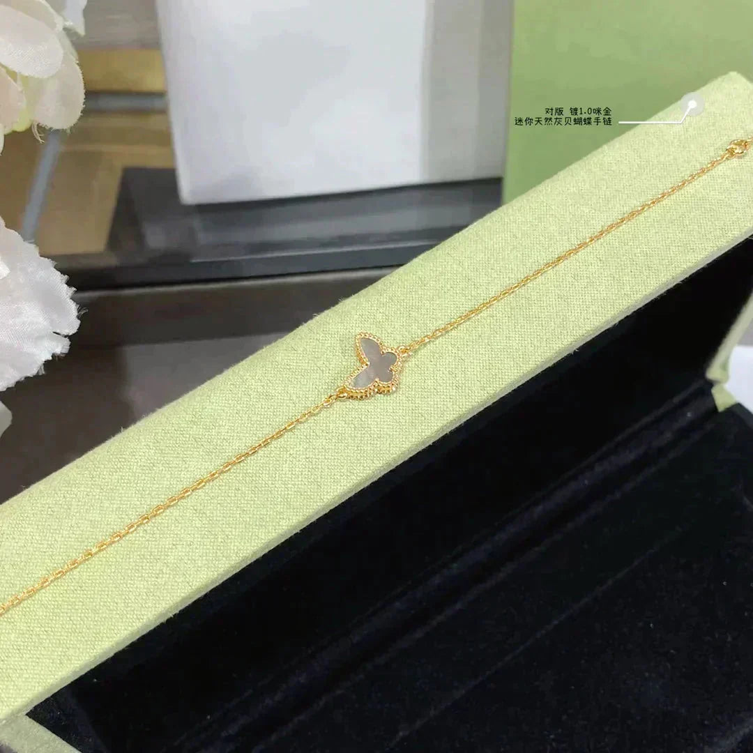 [Royal&Vicky]BUTTERFLY DARK MOP BUTTERFLY BRACELET
