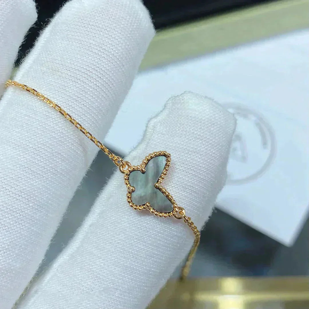[Royal&Vicky]BUTTERFLY DARK MOP BUTTERFLY BRACELET