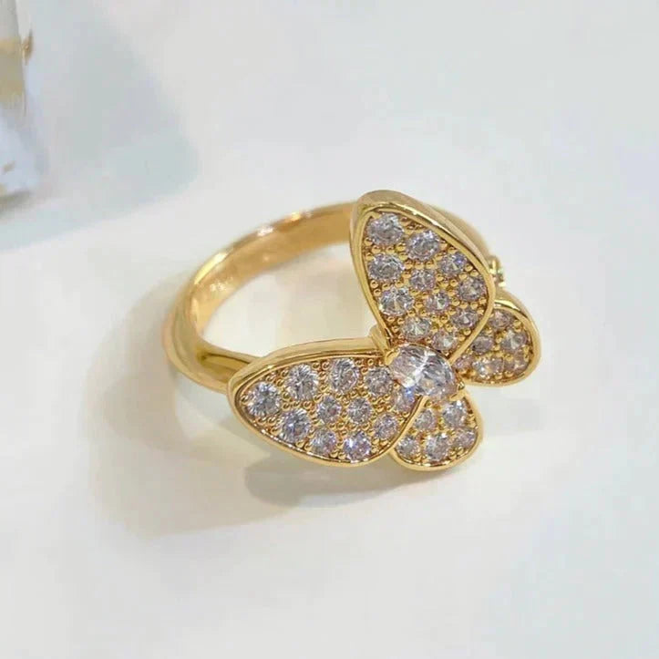 [Royal&Vicky]BUTTERFLY DIAMOND RING