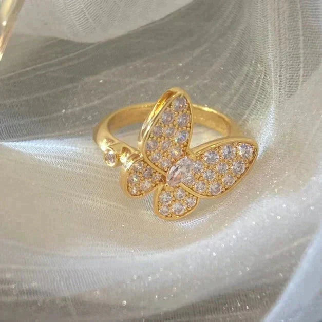 [Royal&Vicky]BUTTERFLY DIAMOND RING